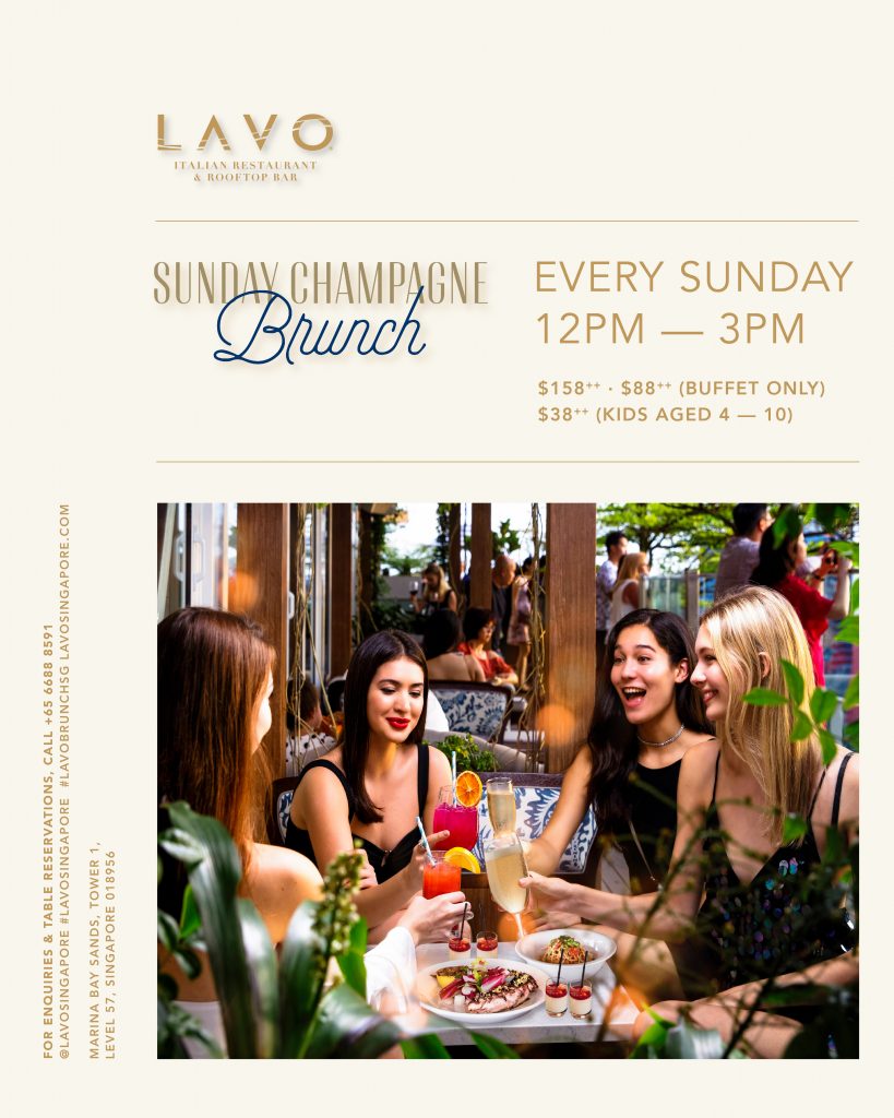 Sunday Champagne Brunch Lavo Singapore