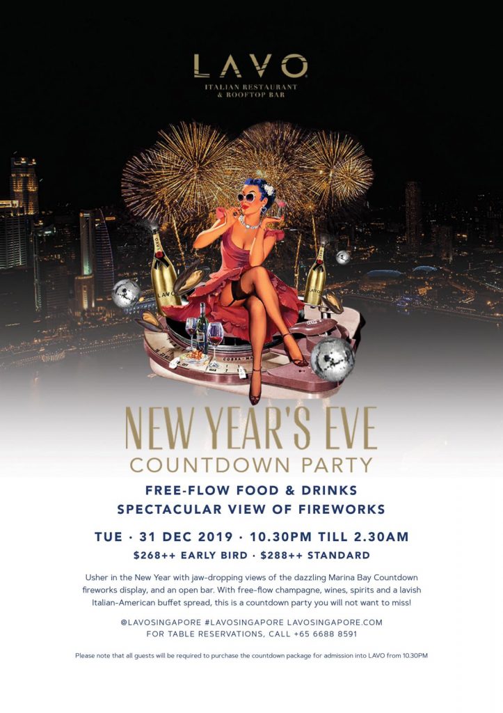 NEW YEAR’S EVE COUNTDOWN PARTY | LAVO Singapore