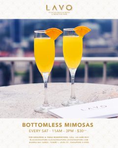 bottomless mimosas saturday flow enjoy every single lavo