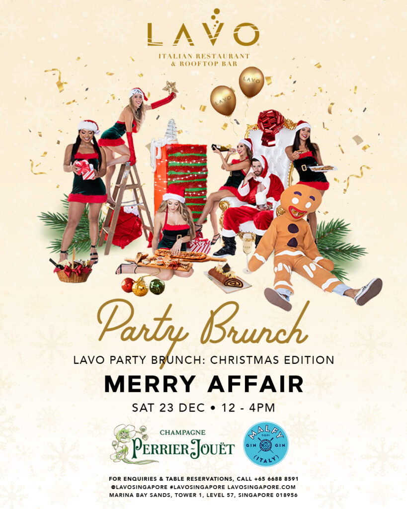 LAVO PARTY BRUNCH: MERRY AFFAIR | LAVO Singapore